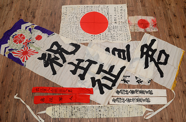 日本軍 寄せ書き 日の丸 国旗 天皇陛下万歳 勝利祈願 OneMall provides 